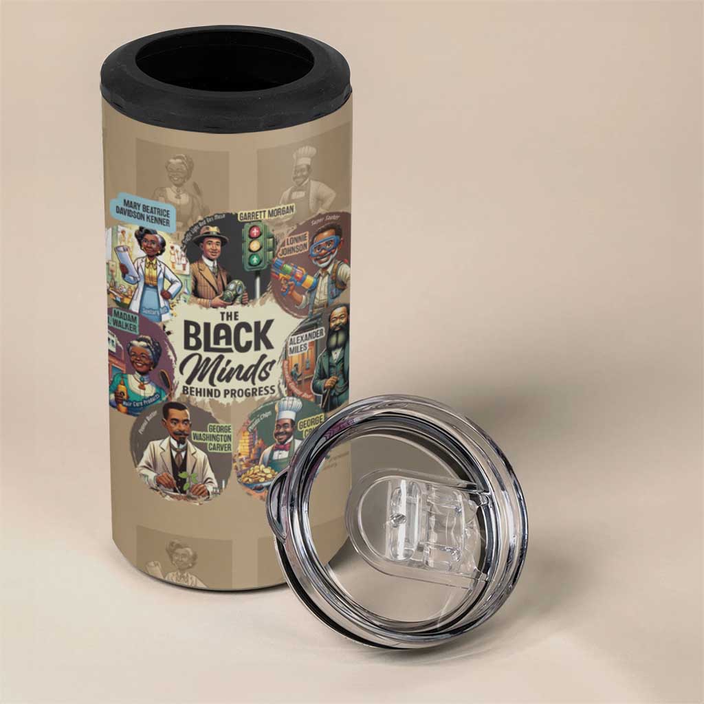 Africa Black Invention 4 in 1 Can Cooler Tumbler The Black Minds Behind Progress DT03