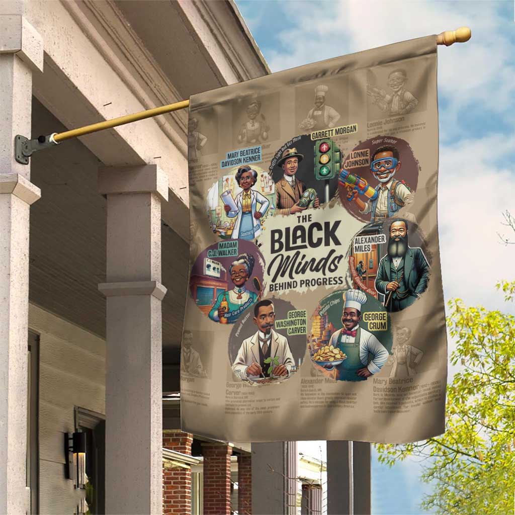 Africa Black Invention Garden Flag The Black Minds Behind Progress DT03