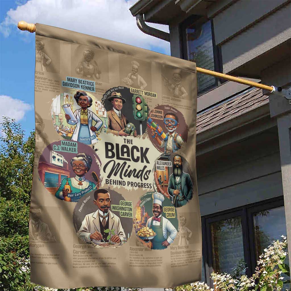 Africa Black Invention Garden Flag The Black Minds Behind Progress DT03