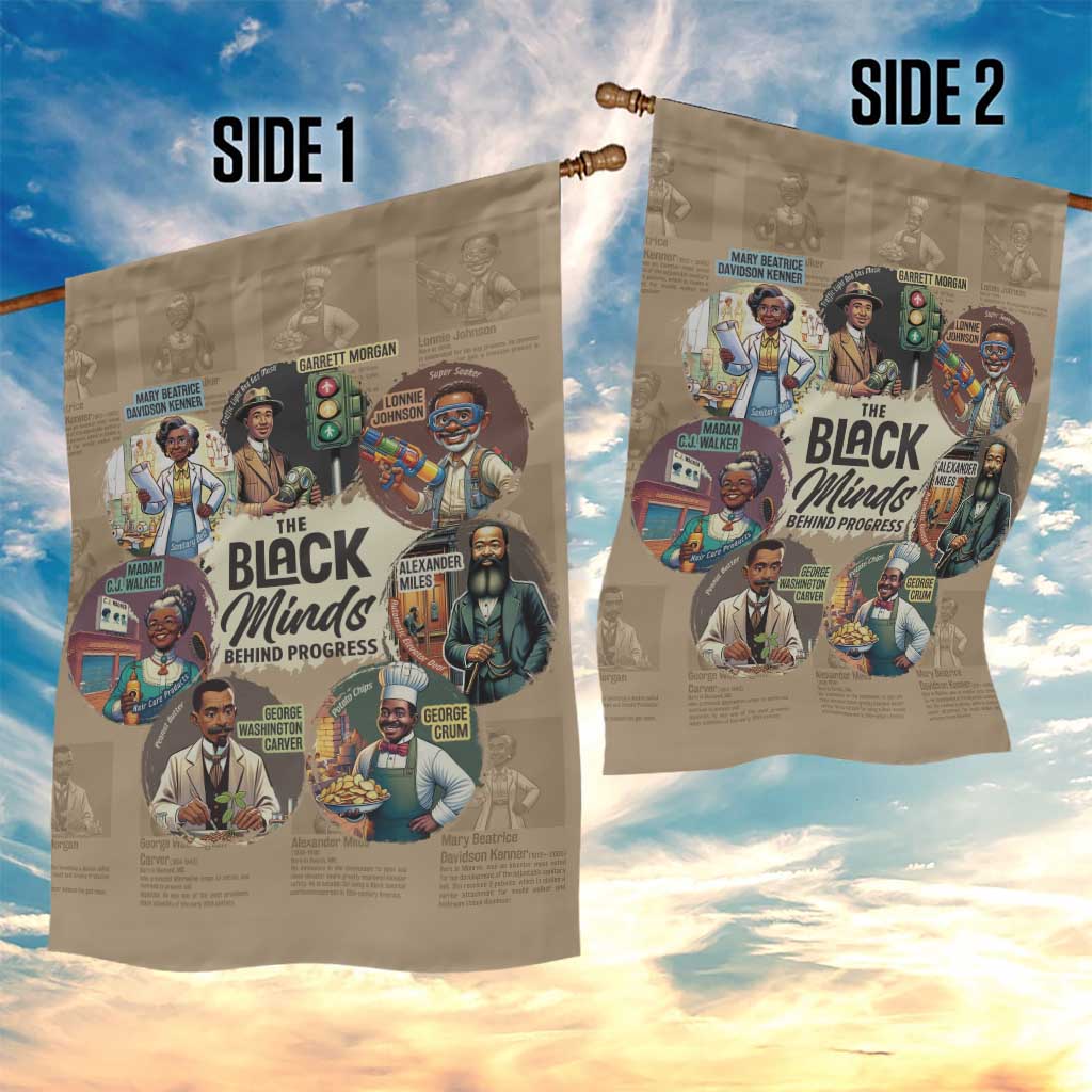 Africa Black Invention Garden Flag The Black Minds Behind Progress DT03