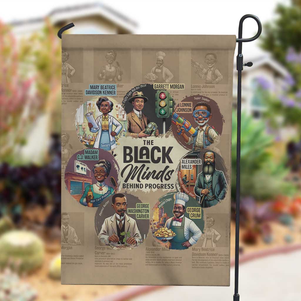 Africa Black Invention Garden Flag The Black Minds Behind Progress DT03
