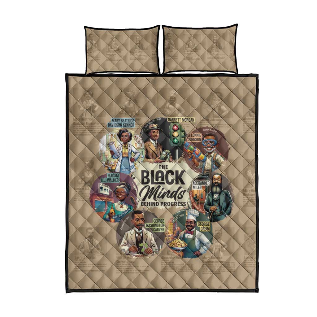 Africa Black Invention Quilt Bed Set The Black Minds Behind Progress DT03