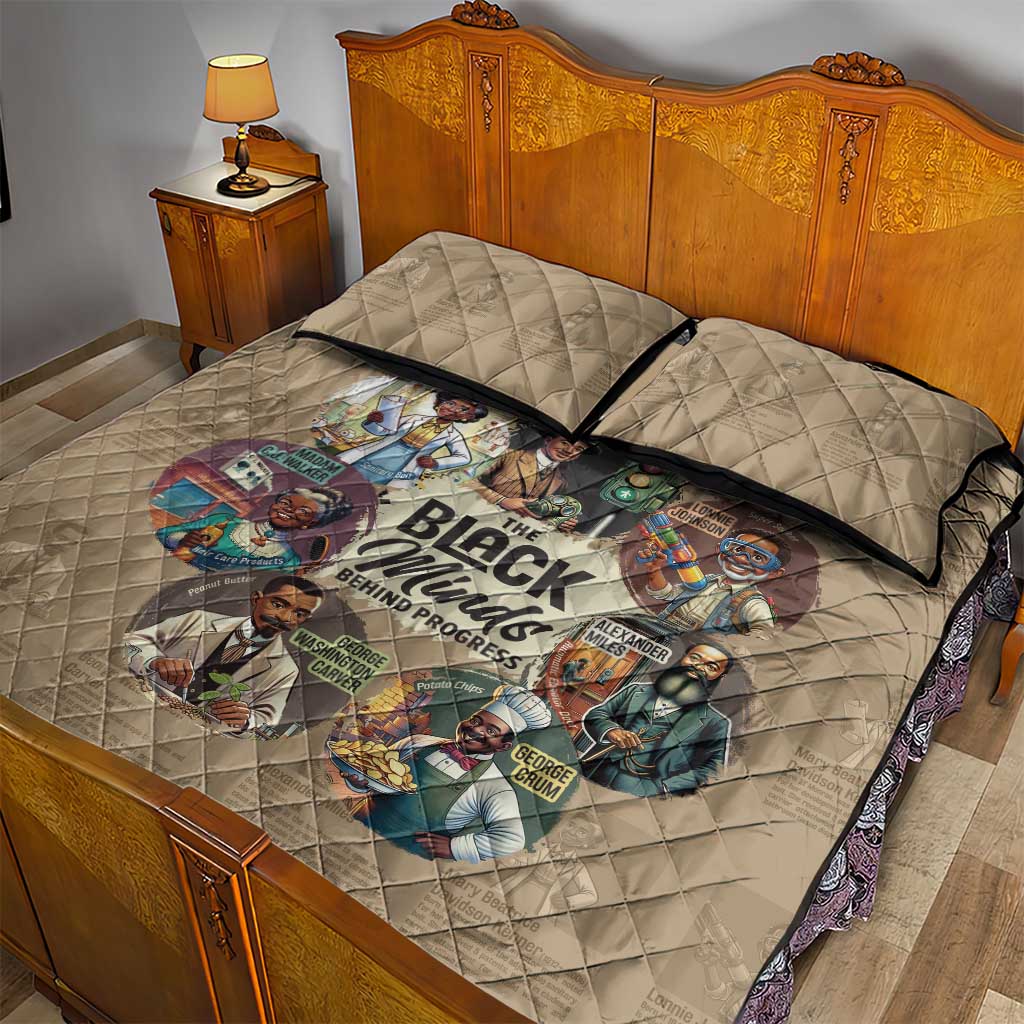 Africa Black Invention Quilt Bed Set The Black Minds Behind Progress DT03