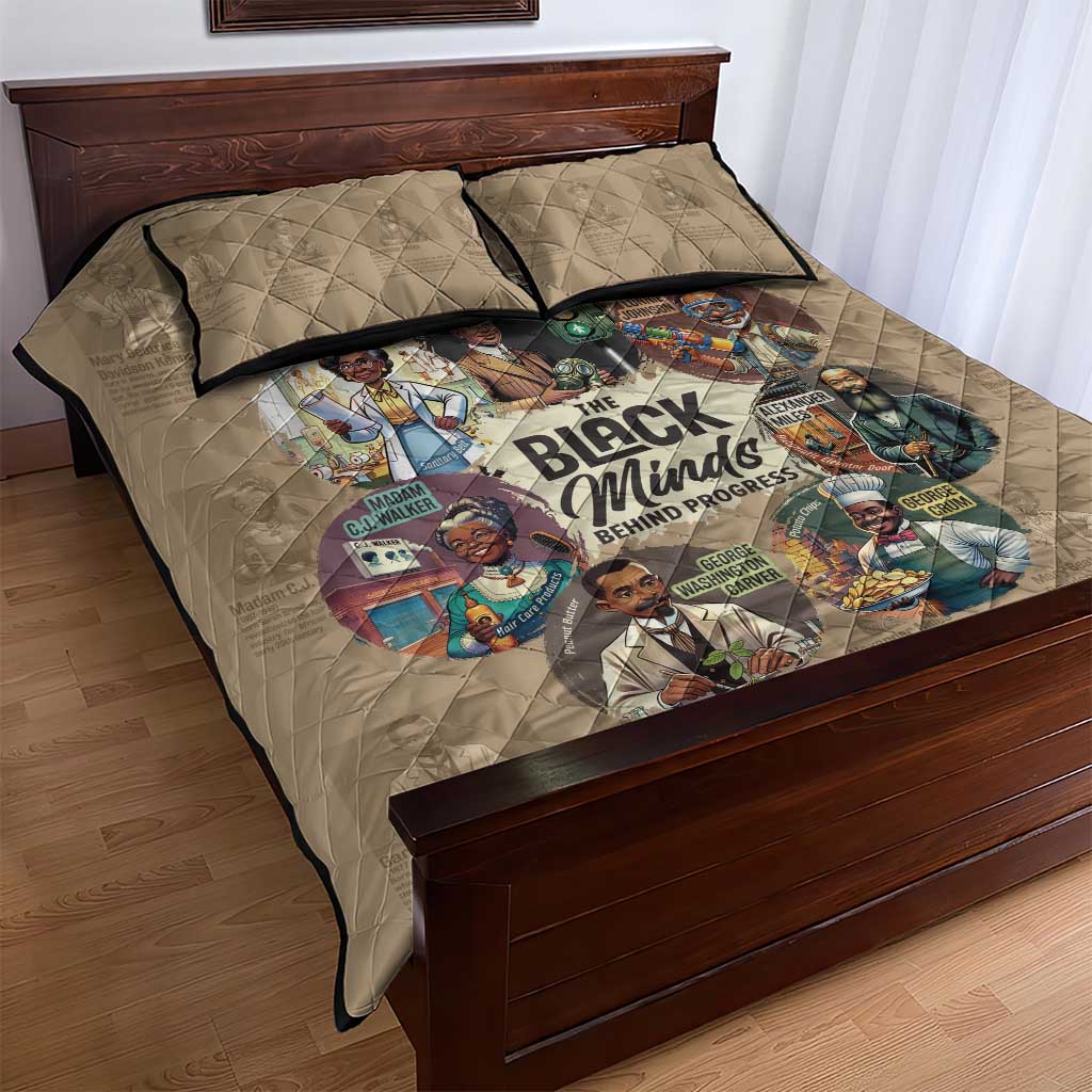 Africa Black Invention Quilt Bed Set The Black Minds Behind Progress DT03