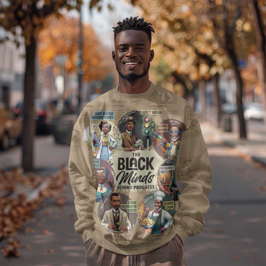 Africa Black Invention Sweatshirt The Black Minds Behind Progress DT03