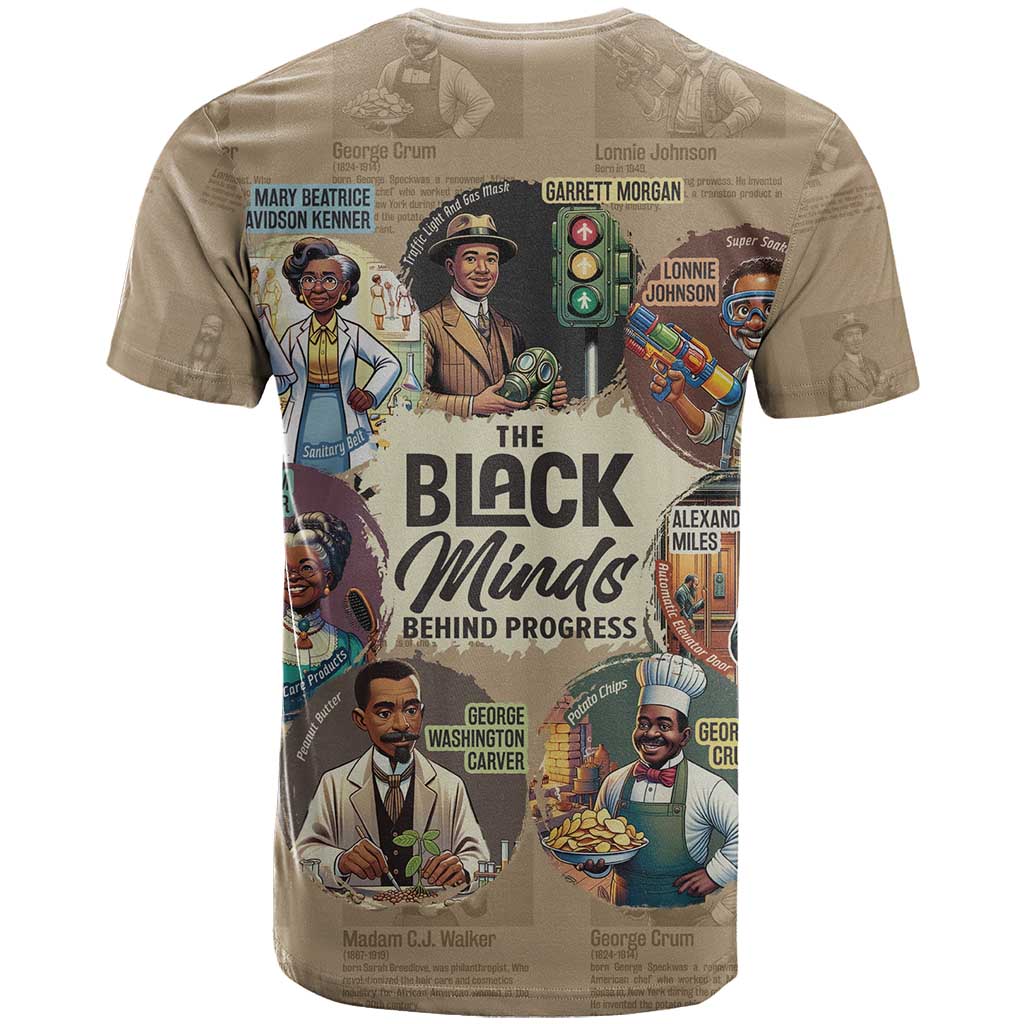 Africa Black Invention T shirt The Black Minds Behind Progress DT03