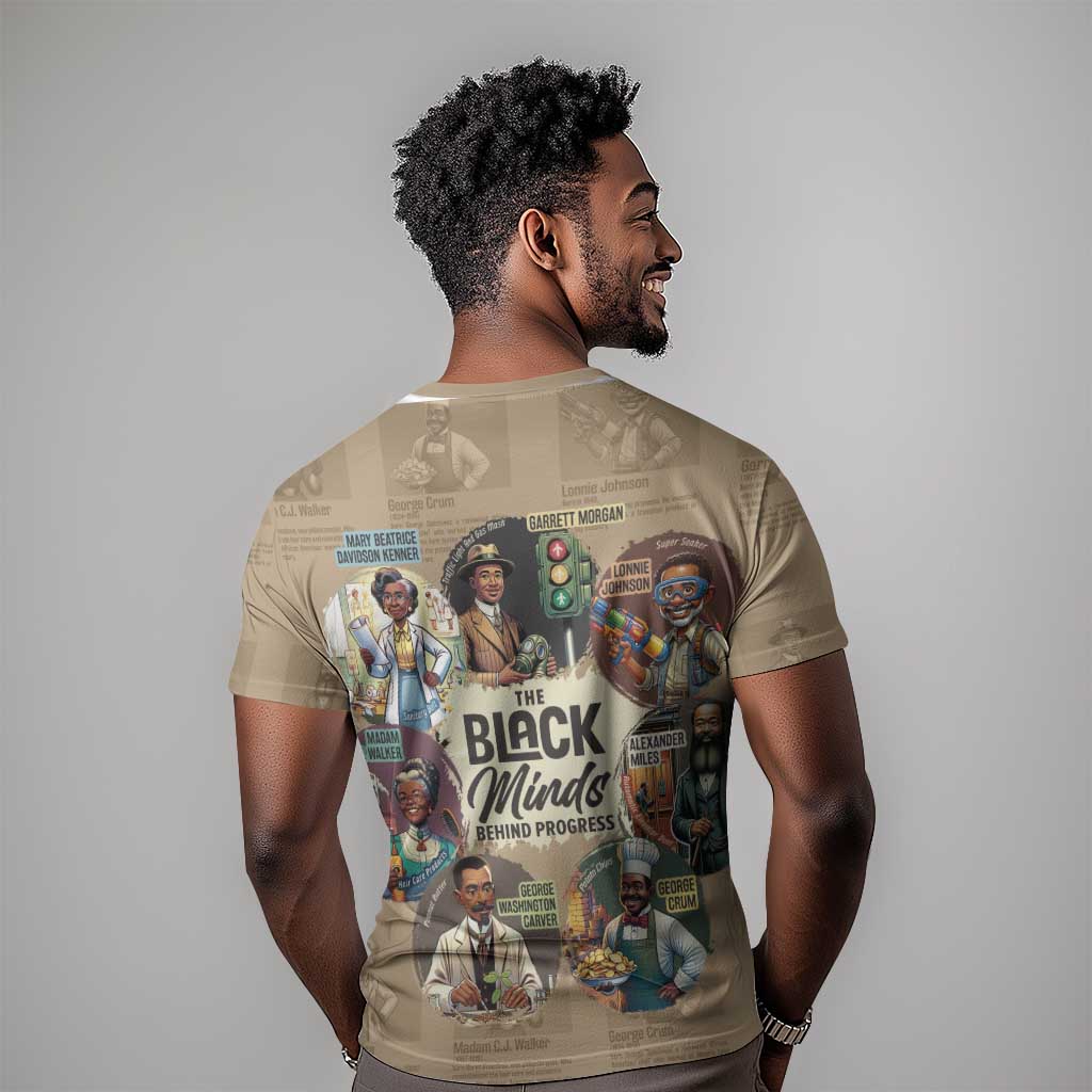 Africa Black Invention T shirt The Black Minds Behind Progress DT03