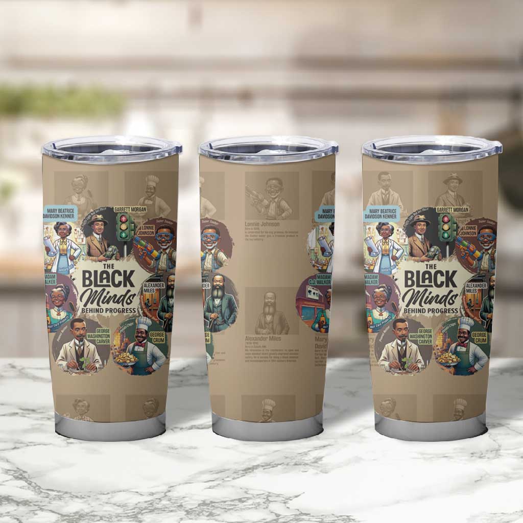 Africa Black Invention Tumbler Cup The Black Minds Behind Progress DT03