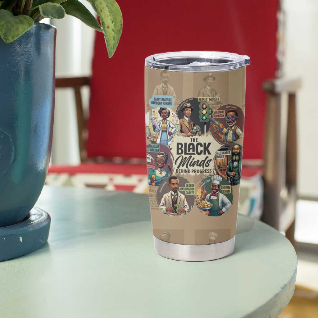 Africa Black Invention Tumbler Cup The Black Minds Behind Progress DT03