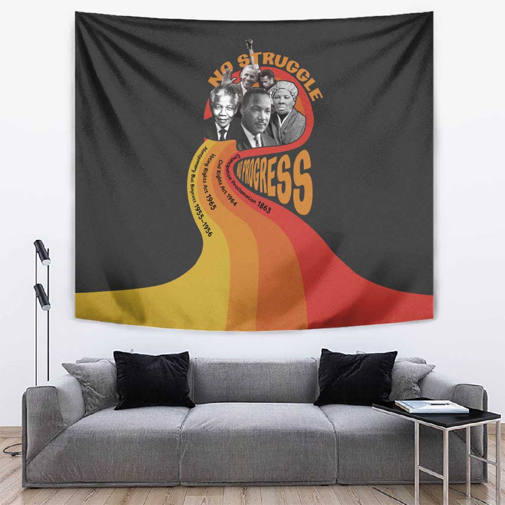 Civil Rights Leaders African American Tapestry No Struggle No Progress DT03
