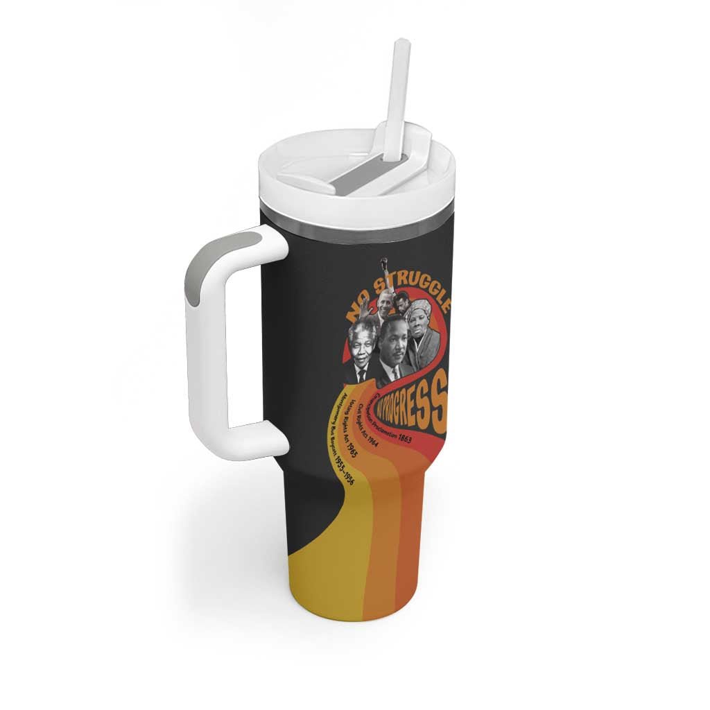 Civil Rights Leaders African American Tumbler With Handle No Struggle No Progress DT03