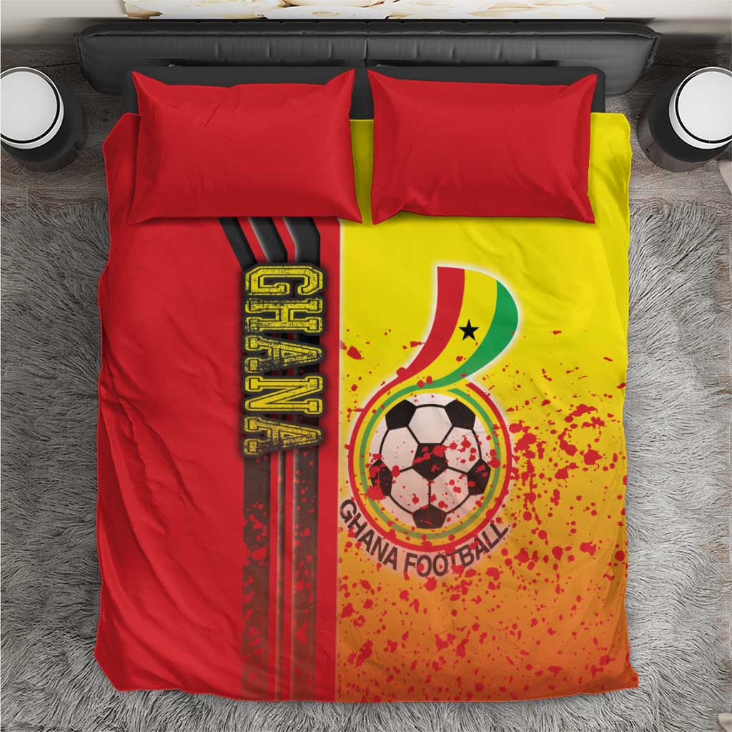 Ghana Soccer Bedding Set Black Stars Football - Road To Champion DT03