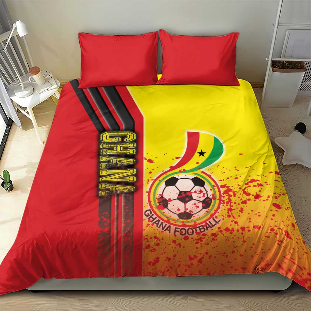 Ghana Soccer Bedding Set Black Stars Football - Road To Champion DT03