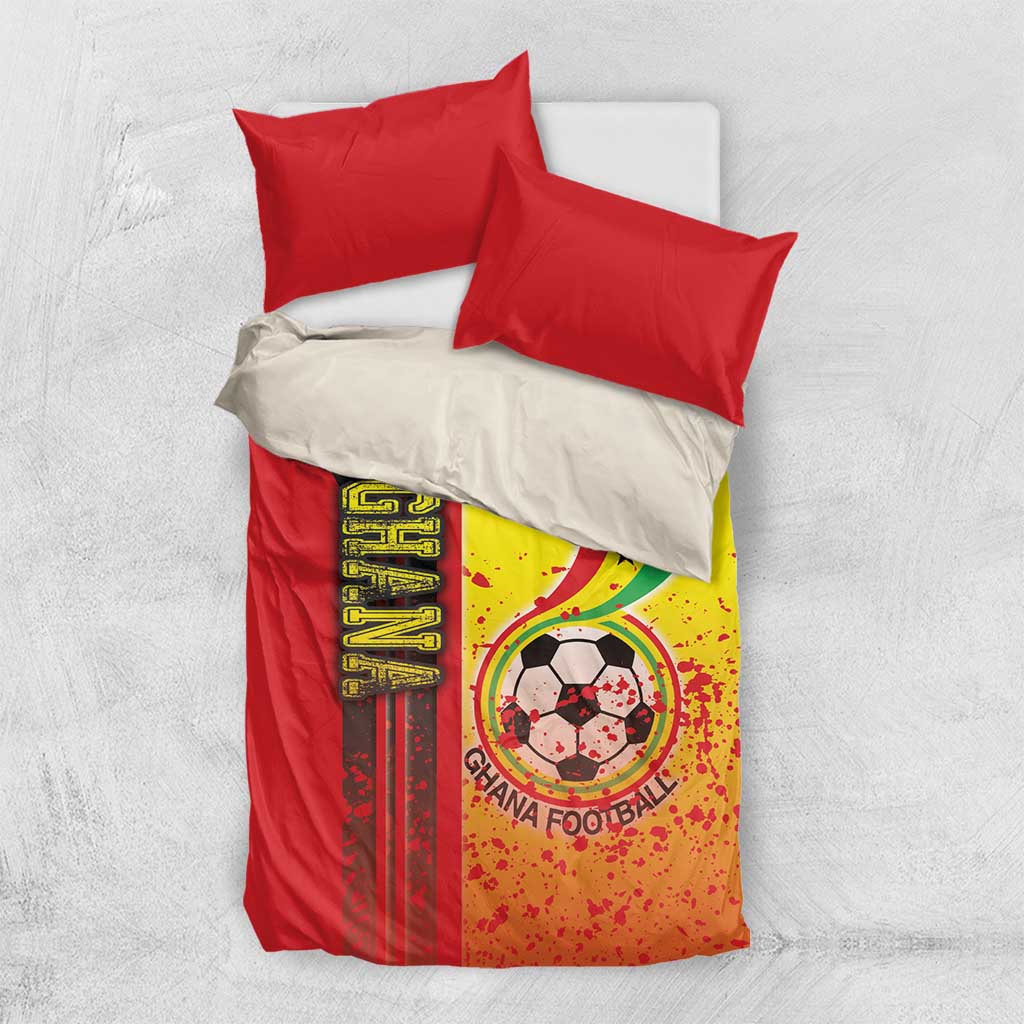 Ghana Soccer Bedding Set Black Stars Football - Road To Champion DT03