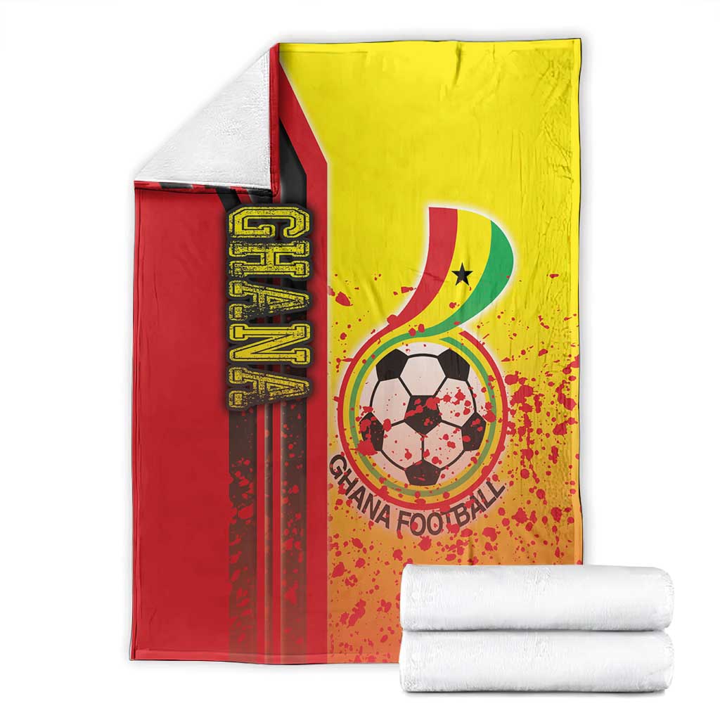 Ghana Soccer Blanket Black Stars Football - Road To Champion DT03