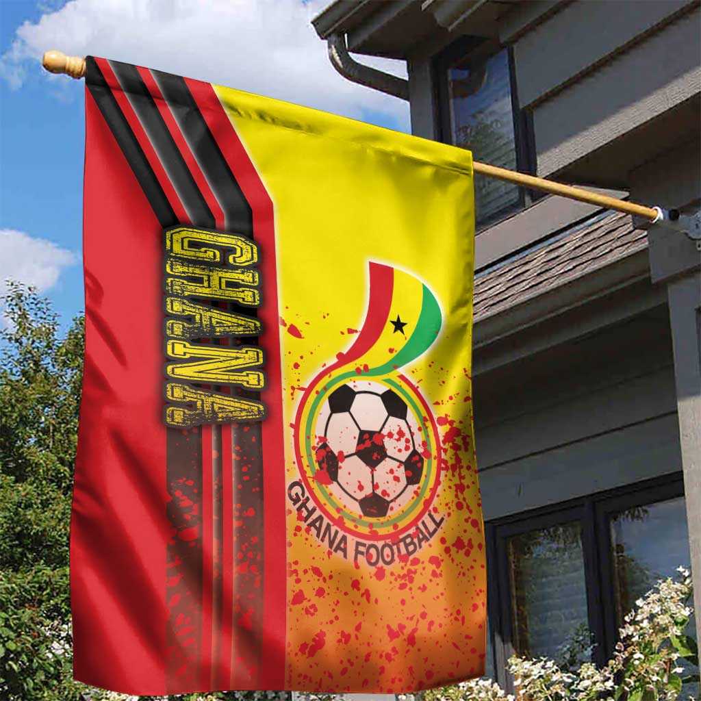 Ghana Soccer Garden Flag Black Stars Football - Road To Champion DT03