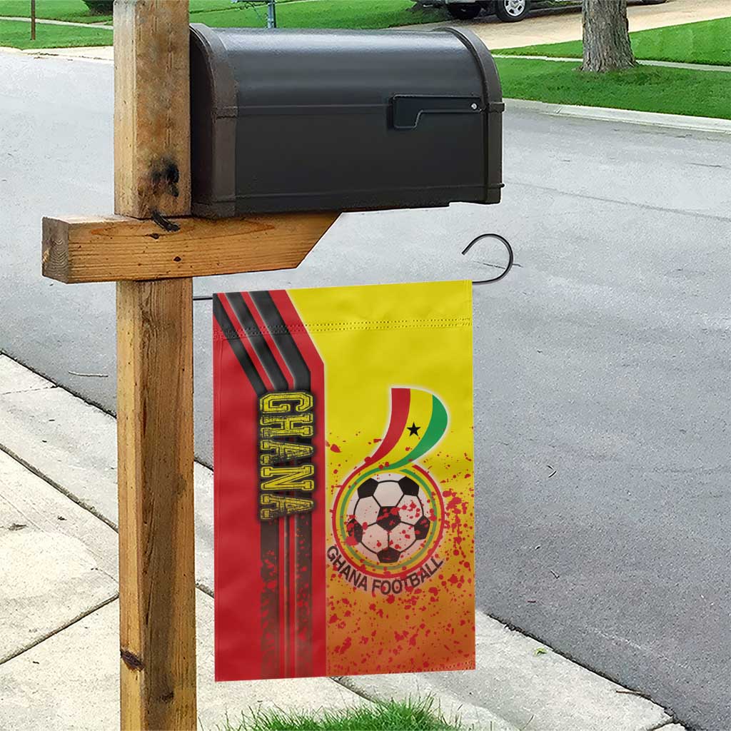 Ghana Soccer Garden Flag Black Stars Football - Road To Champion DT03