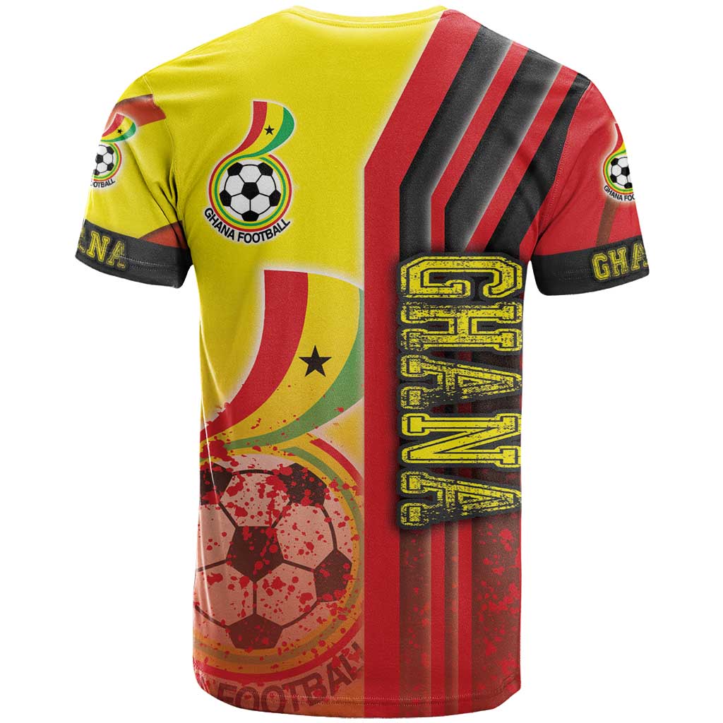 Ghana Soccer T shirt Black Stars Football - Road To Champion DT03