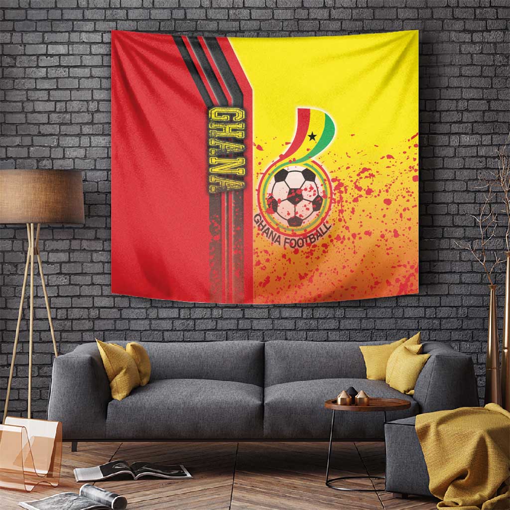 Ghana Soccer Tapestry Black Stars Football - Road To Champion DT03