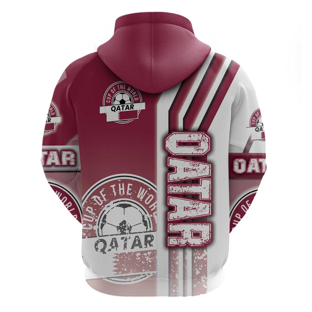 Qatar Football Hoodie The Maroons Soccer - Road To Champion DT03