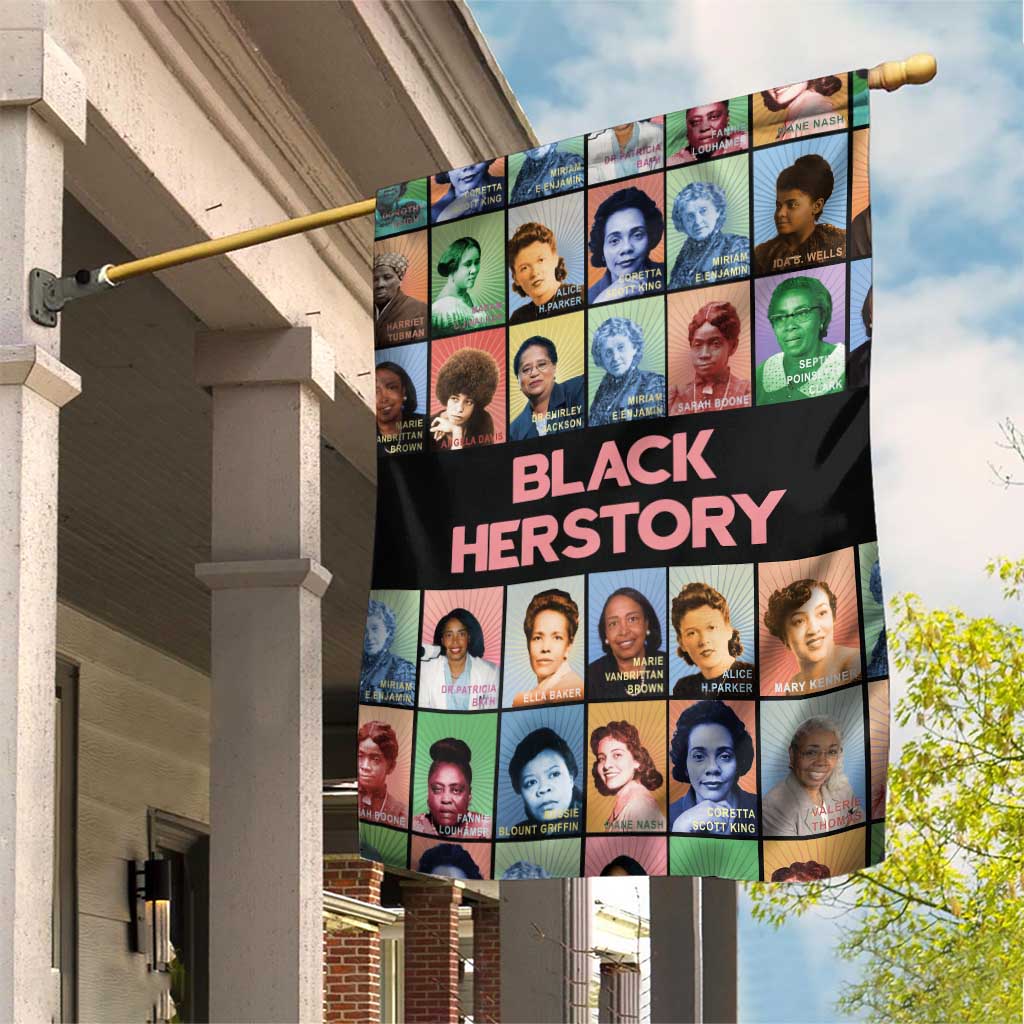 Afro Black Herstory Garden Flag African Women History DT03