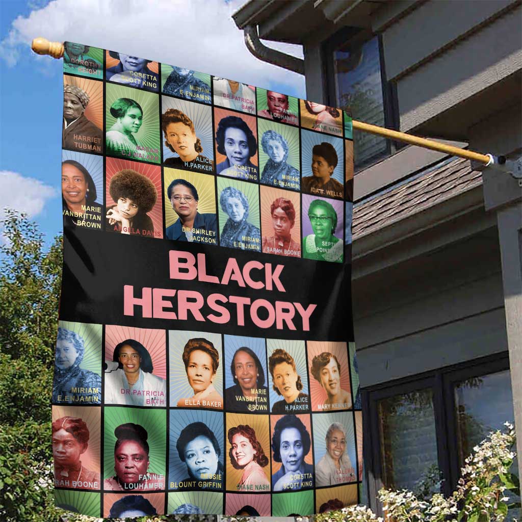 Afro Black Herstory Garden Flag African Women History DT03