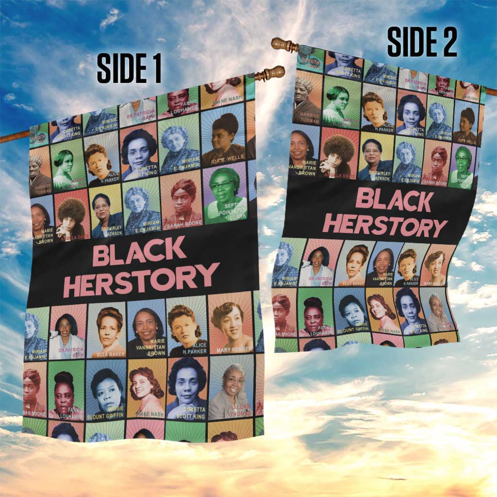 Afro Black Herstory Garden Flag African Women History DT03