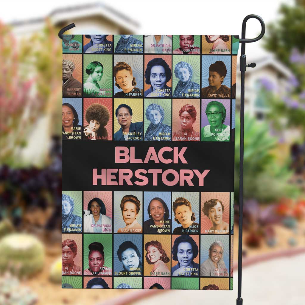 Afro Black Herstory Garden Flag African Women History DT03