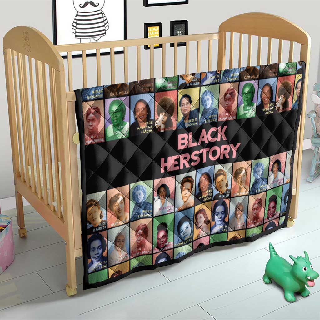 Afro Black Herstory Quilt African Women History DT03