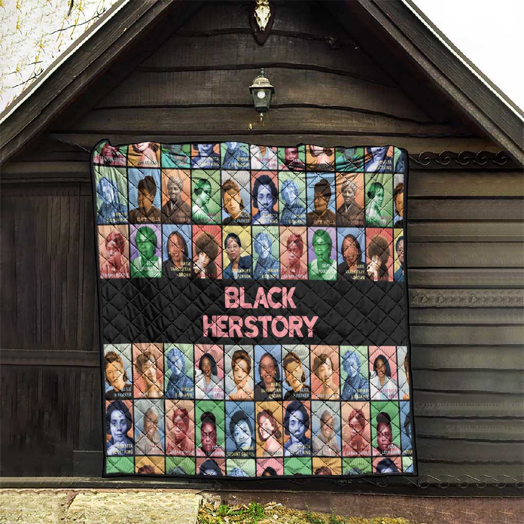 Afro Black Herstory Quilt African Women History DT03
