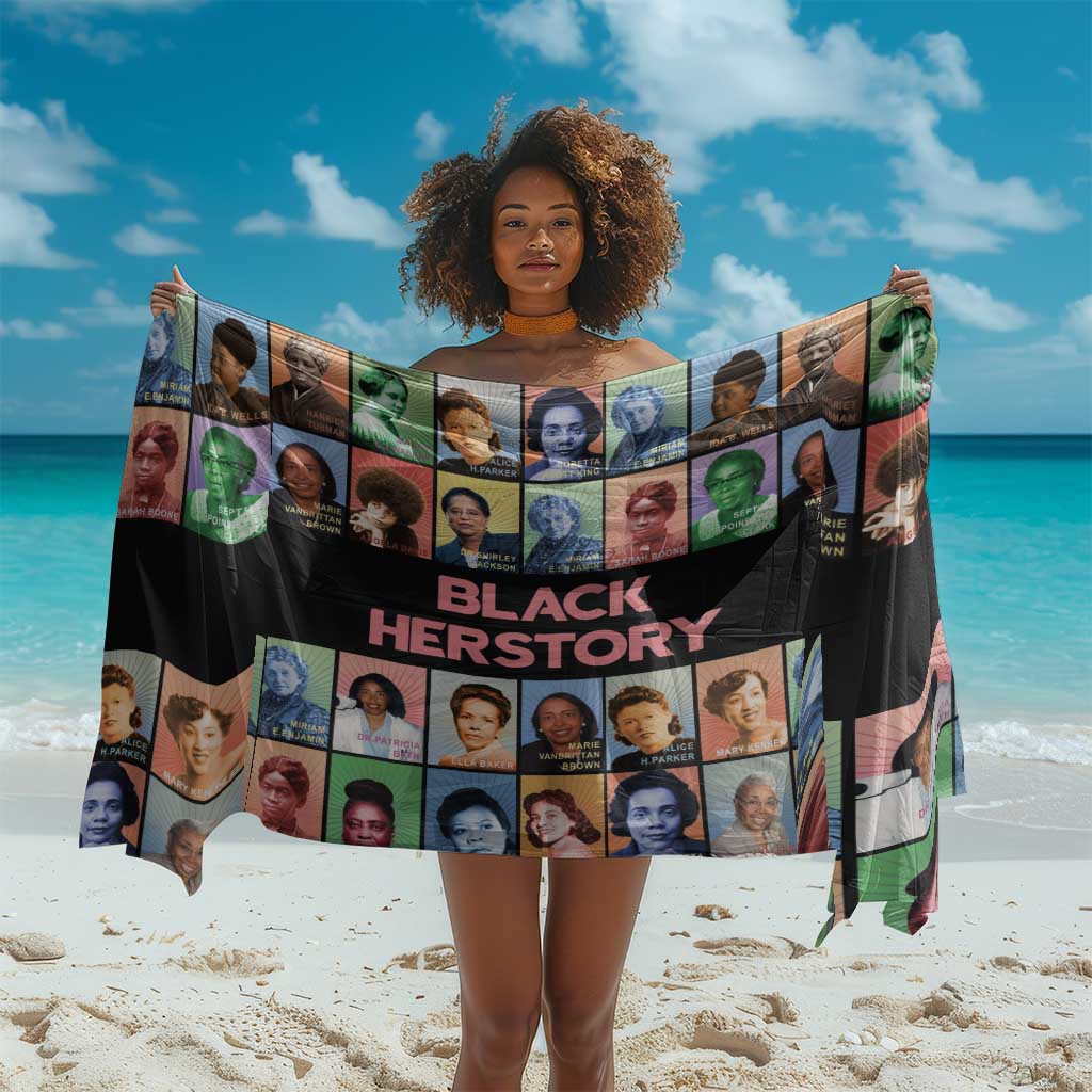 Afro Black Herstory Sarong African Women History DT03