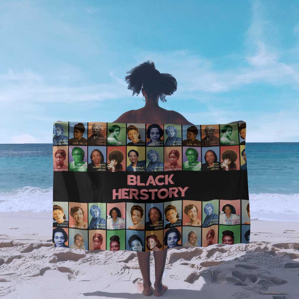 Afro Black Herstory Sarong African Women History DT03