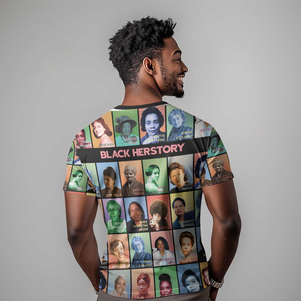 Afro Black Herstory T shirt African Women History DT03