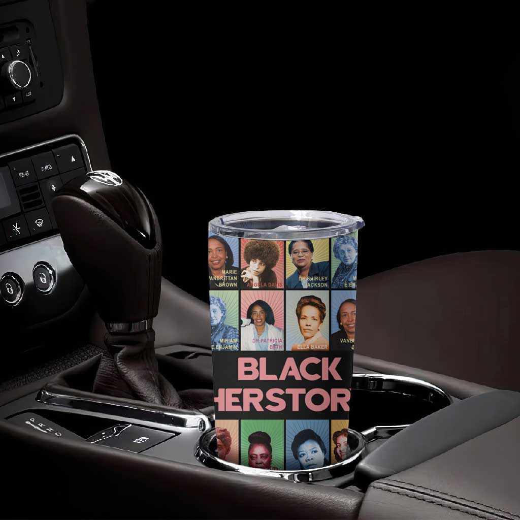 Afro Black Herstory Tumbler Cup African Women History DT03