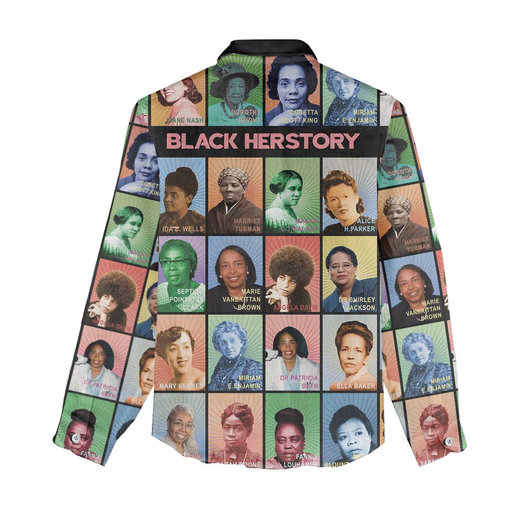 Afro Black Herstory Women Casual Shirt African Women History DT03