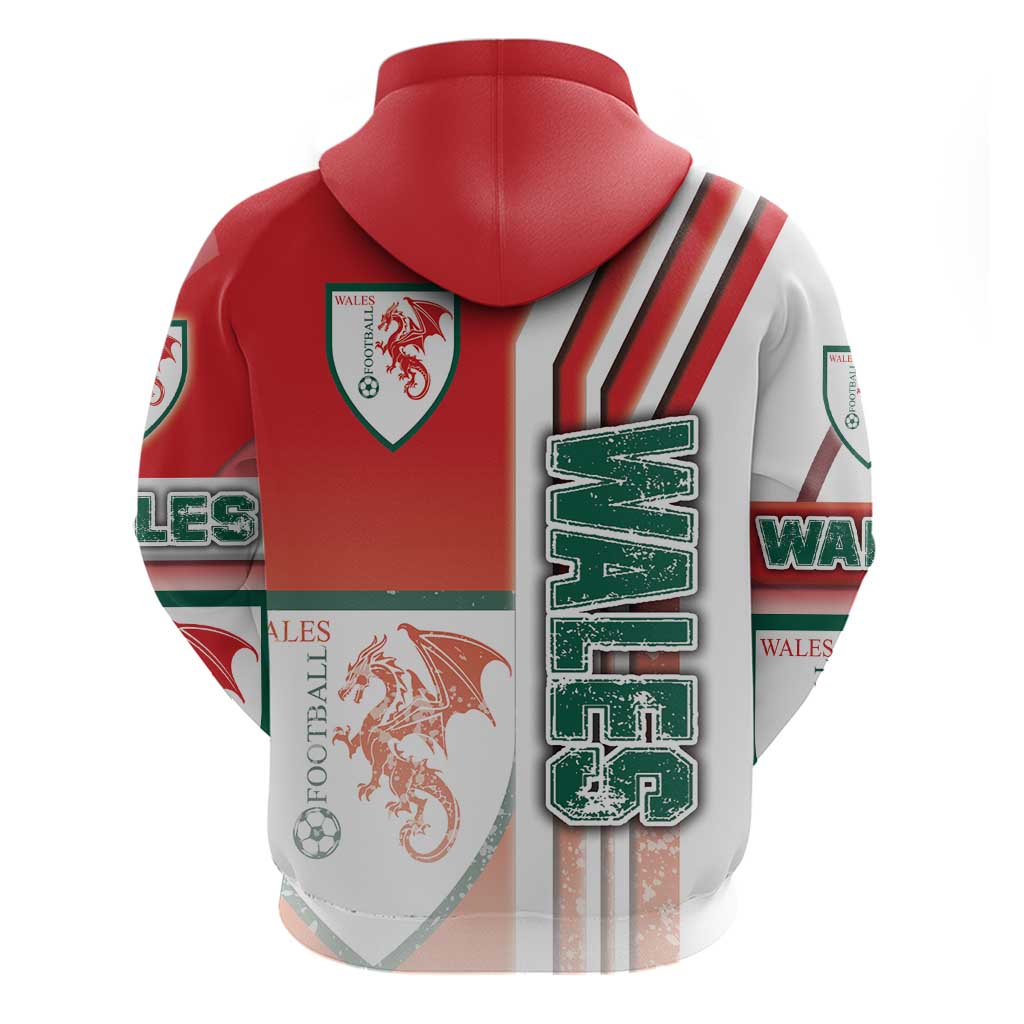 Wales Football Hoodie The Dragons Soccer - Road To Champion DT03