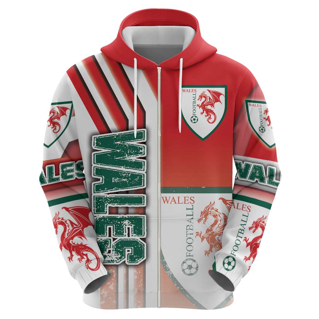 Wales Football Hoodie The Dragons Soccer - Road To Champion DT03