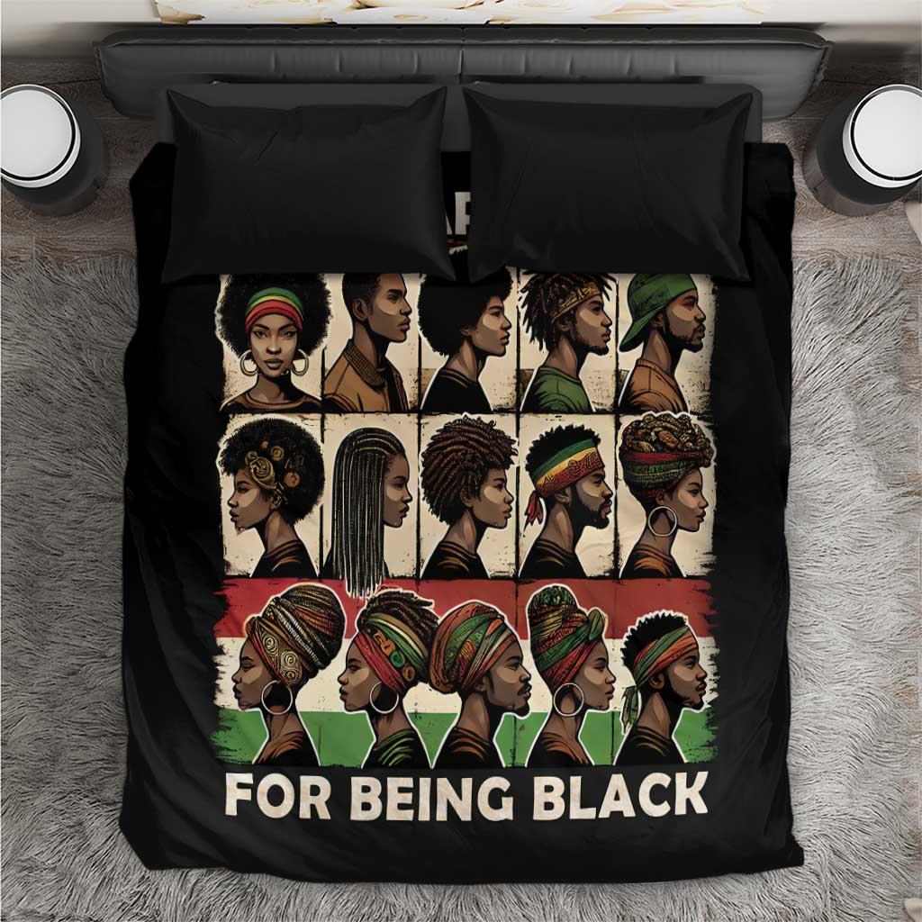 Never Apologize for Being Black Bedding Set African Pride DT03
