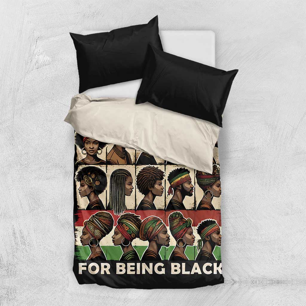 Never Apologize for Being Black Bedding Set African Pride DT03