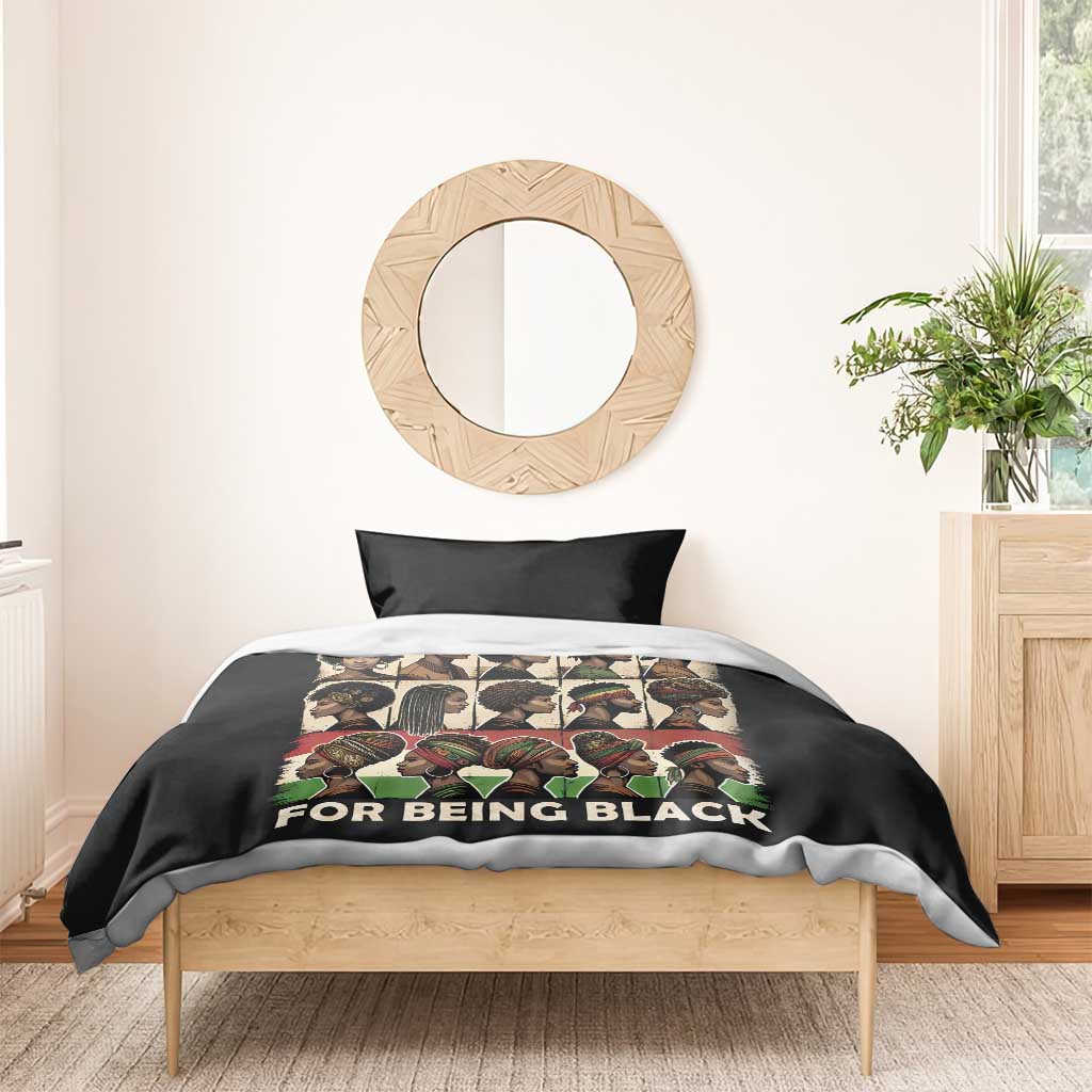 Never Apologize for Being Black Bedding Set African Pride DT03