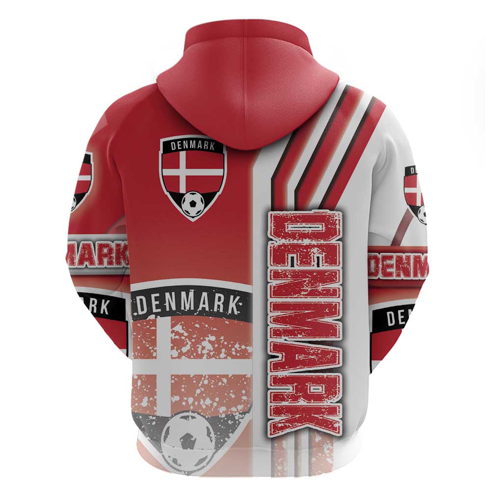 Denmark Football Hoodie Danish Dynamite Soccer - Road To Champion DT03