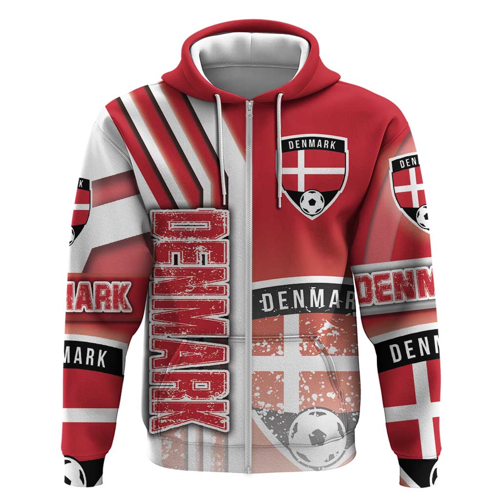 Denmark Football Hoodie Danish Dynamite Soccer - Road To Champion DT03