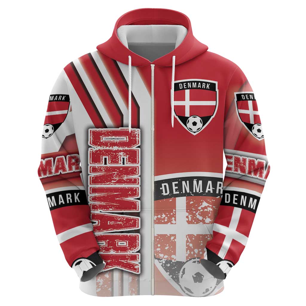 Denmark Football Hoodie Danish Dynamite Soccer - Road To Champion DT03
