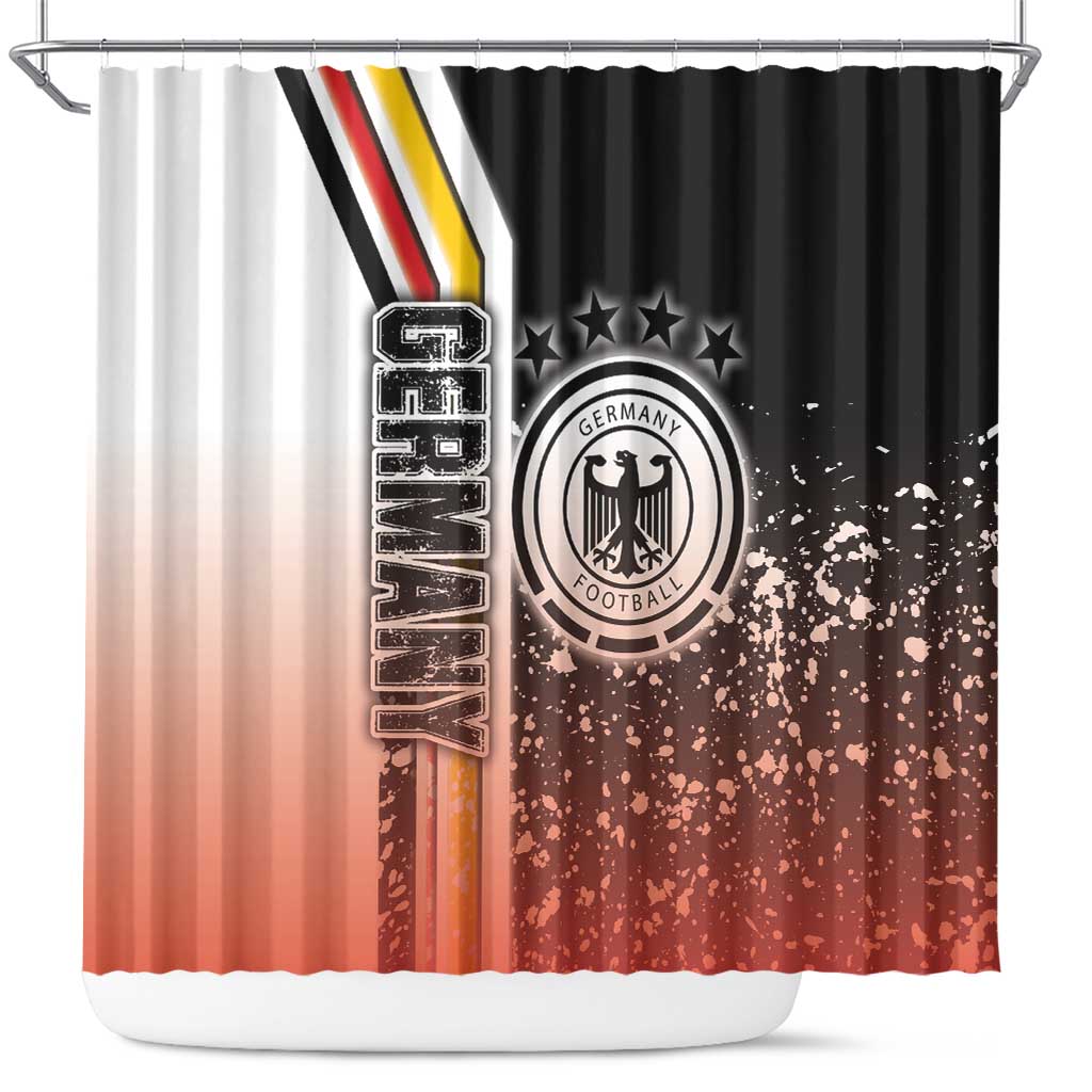 Germany Football Shower Curtain Die Mannschaft Soccer - Road To Champion DT03