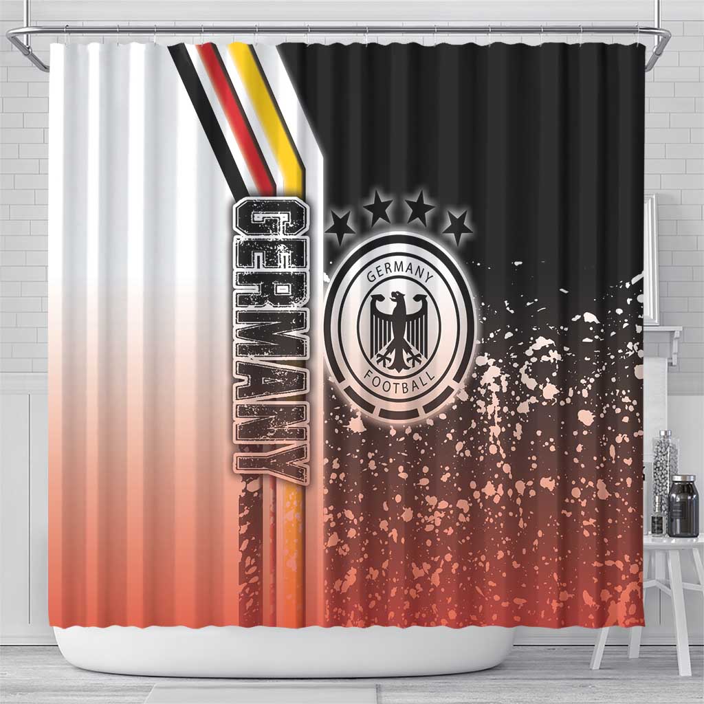 Germany Football Shower Curtain Die Mannschaft Soccer - Road To Champion DT03
