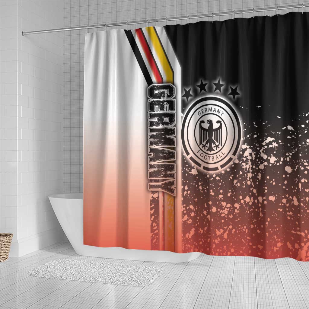 Germany Football Shower Curtain Die Mannschaft Soccer - Road To Champion DT03