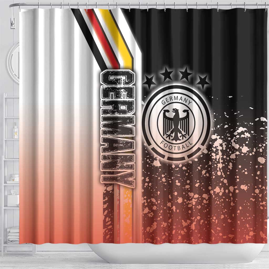 Germany Football Shower Curtain Die Mannschaft Soccer - Road To Champion DT03