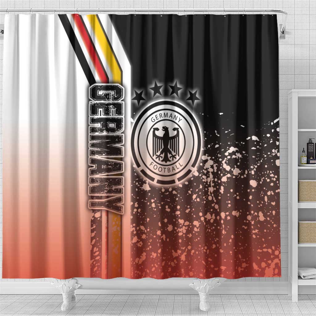 Germany Football Shower Curtain Die Mannschaft Soccer - Road To Champion DT03