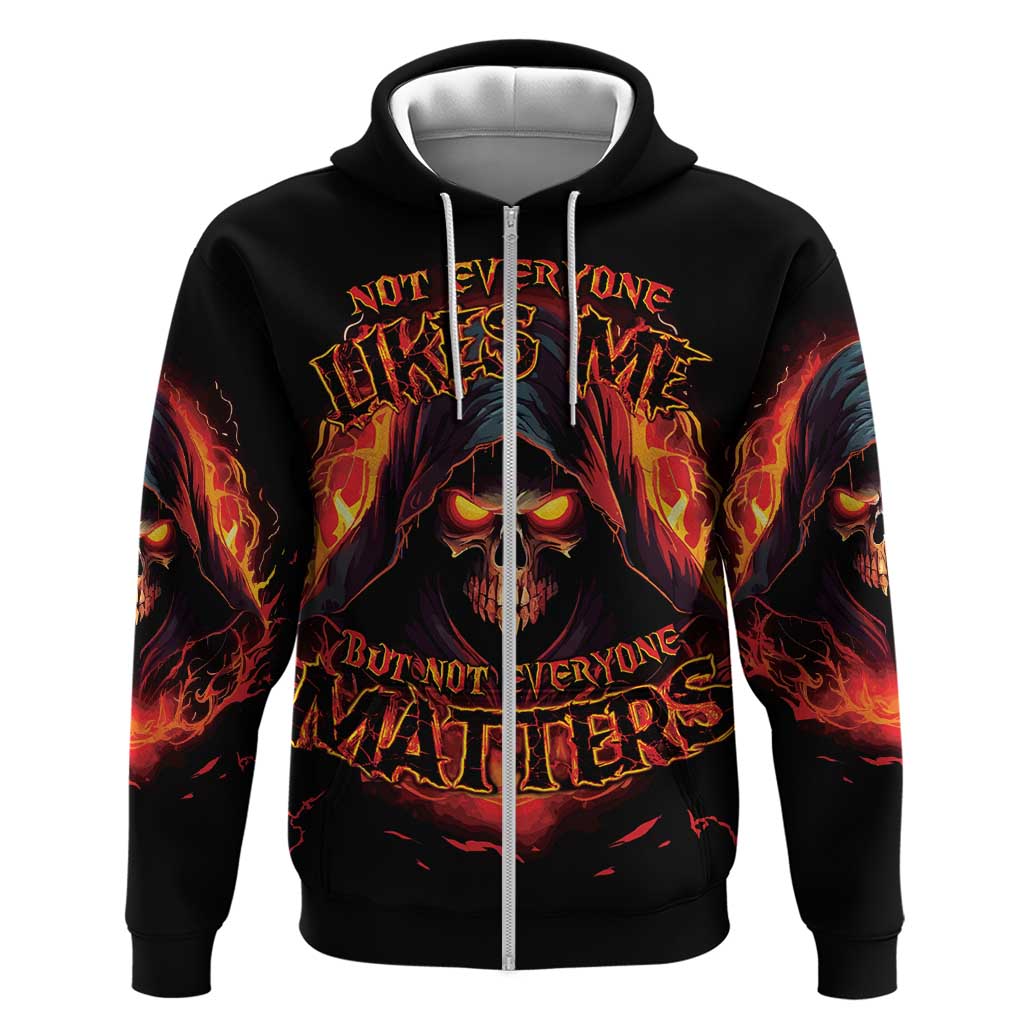 Not Everyone Likes Me Skull Reaper Hoodie DT03