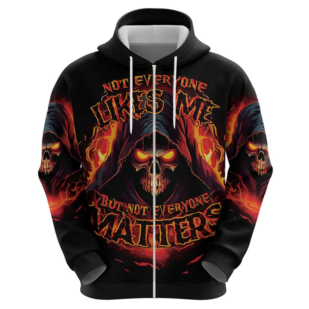 Not Everyone Likes Me Skull Reaper Hoodie DT03